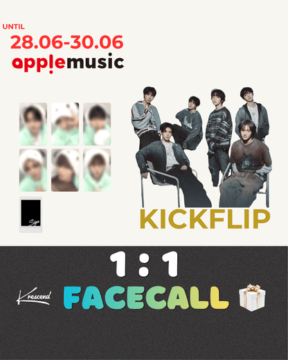 [Event Album][Donghyeon] KICKFLIP - My First Kick [My First Trip Ver.] [APPLE MUSIC] [LuckyDraw] [Facecall]-product_vendor,FULL lowest price, EU shipping, Pre order benefit