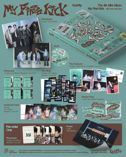[Event Album][Donghyeon] KICKFLIP - My First Kick [My First Trip Ver.] [APPLE MUSIC] [LuckyDraw] [Facecall]-product_vendor,FULL lowest price, EU shipping, Pre order benefit