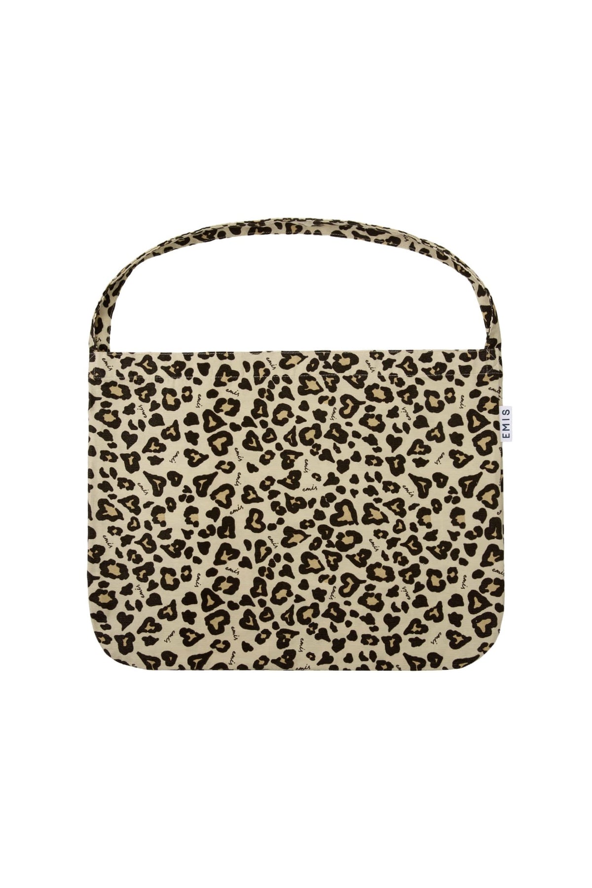 EMIS - corduroy leopard eco bag-beige 2