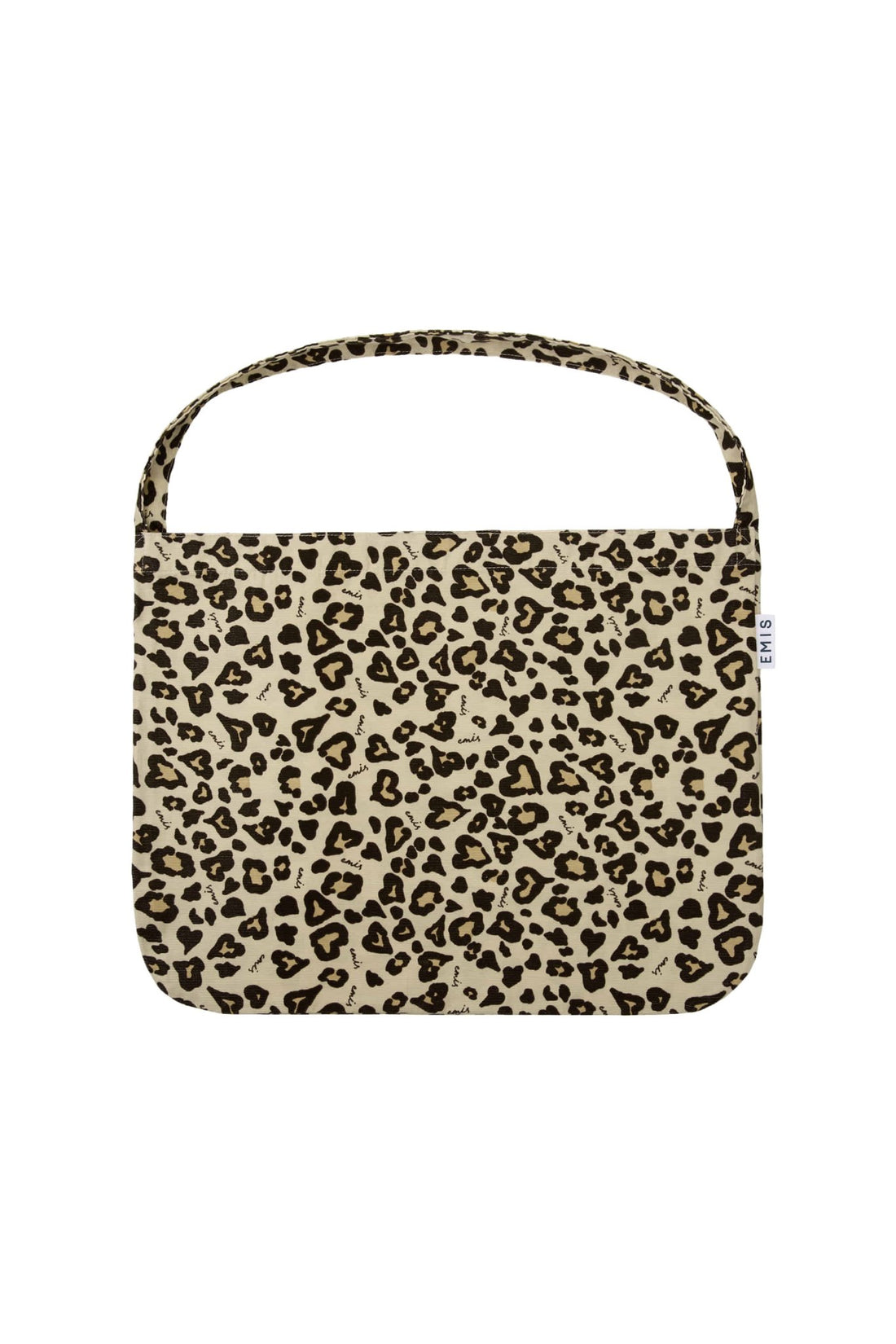 EMIS - corduroy leopard eco bag-beige 1