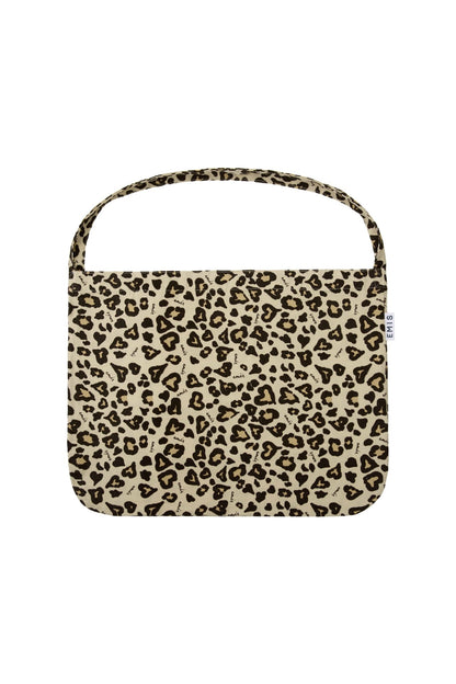 EMIS - corduroy leopard eco bag-beige 1