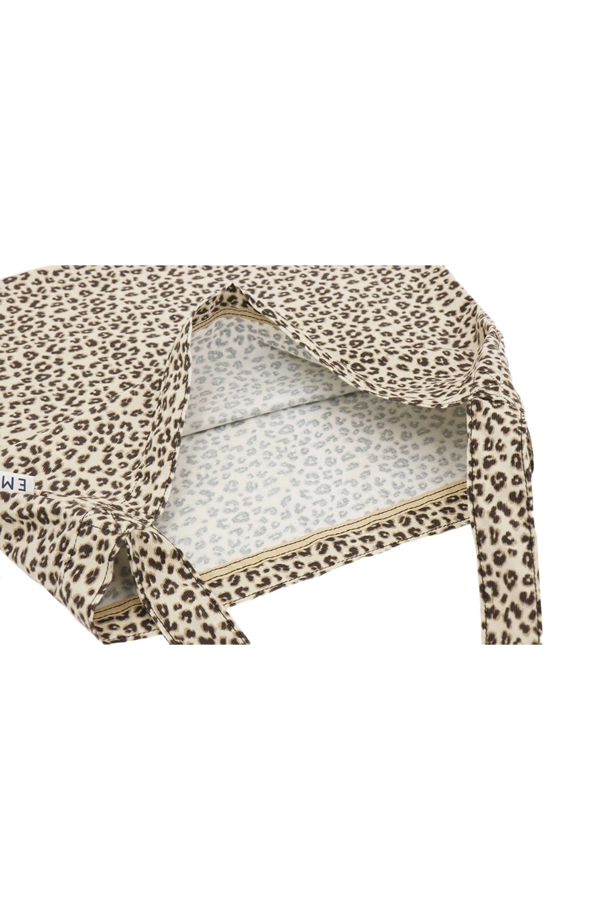 EMIS - leopard corduroy eco bag-cream 3