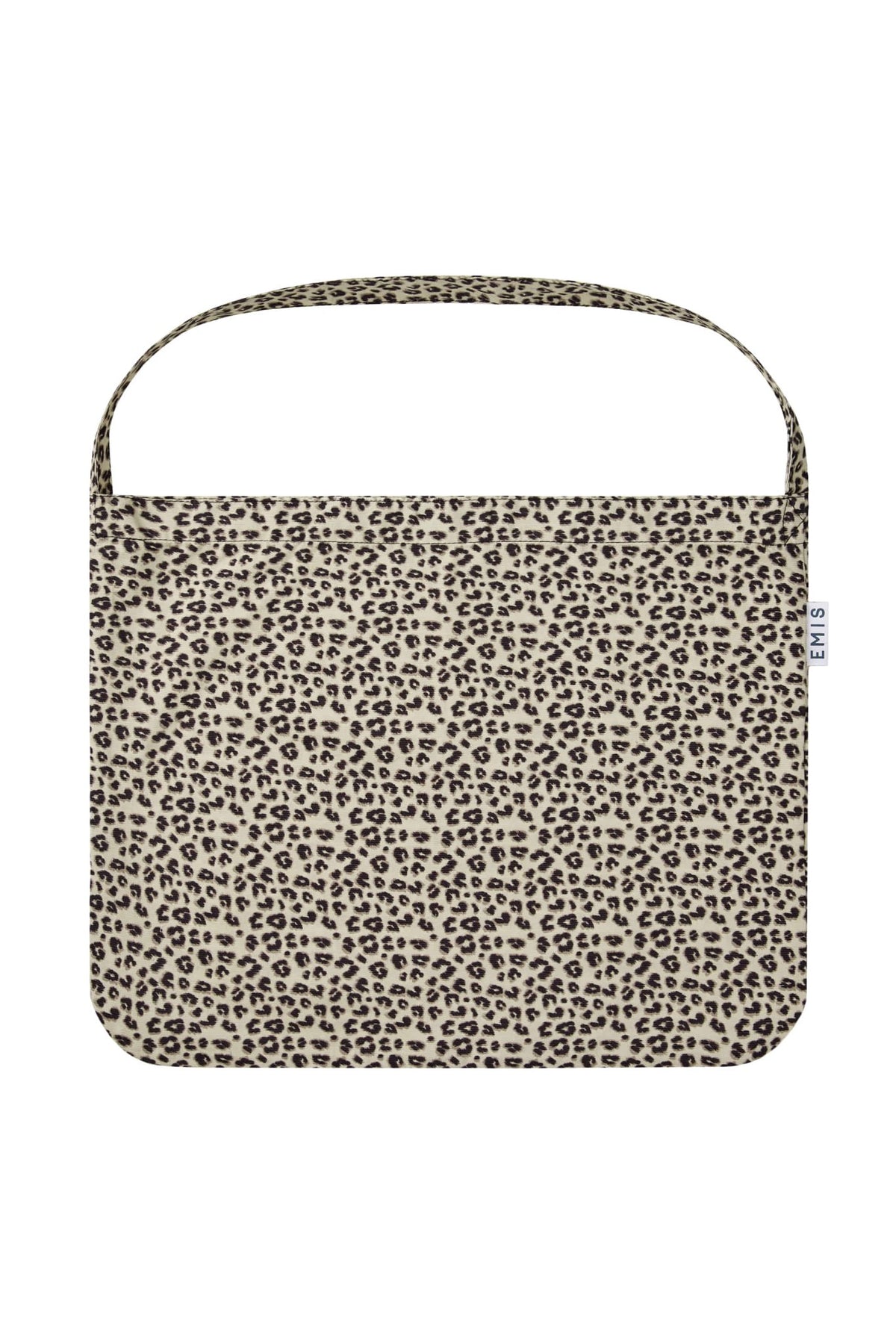 EMIS - leopard corduroy eco bag-cream 1