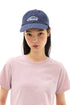 EMIS - logo print pigment dyeing ball cap-navy 1