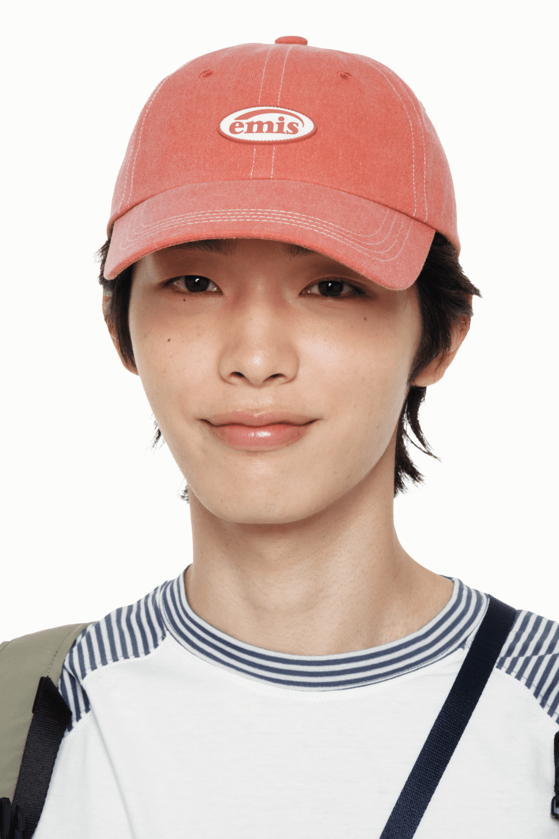EMIS - mini rubber patch pigment ball cap-red 1