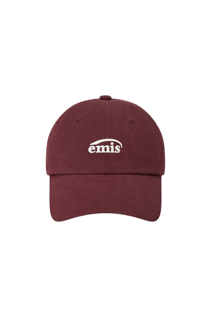 EMIS - small logo ball cap-burgundy 2