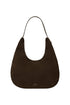 EMIS - suede shoulder bag-brown 1