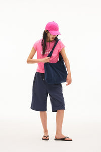 EMIS - terry shoulder bag-navy 1