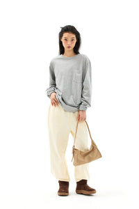 EMIS - tonal hobo bag-beige 1