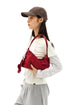 EMIS - tonal hobo bag-red 1
