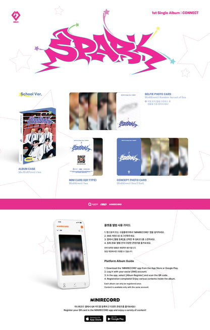 [Album]EMOTI:M - CONNECT (1st Single album) [School/Casual Ver.][RANDOM]-product_vendor, lowest price, EU shipping, Pre order benefit