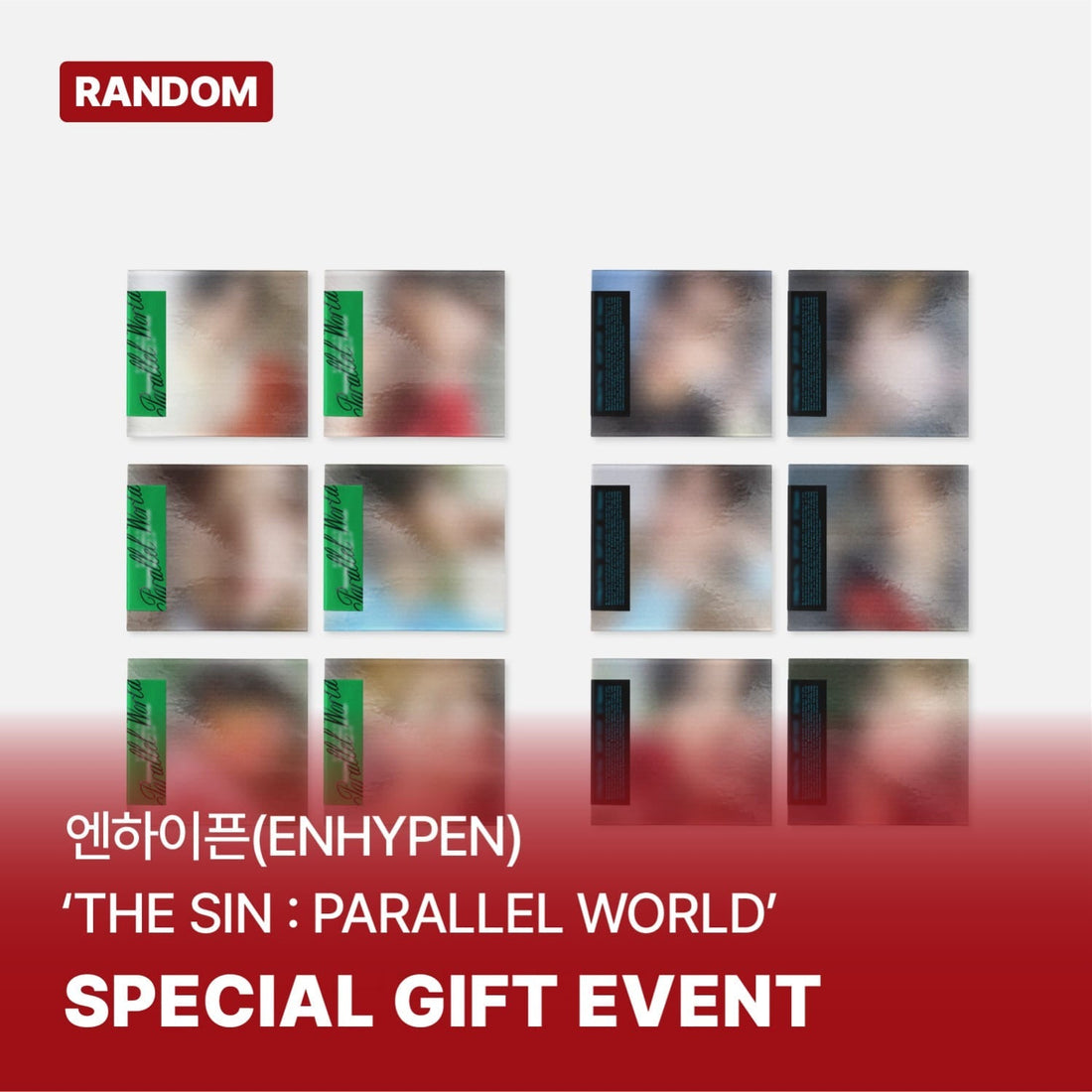 ENHYPEN - THE SIN : PARALLEL WORLD [ENGENE - DAY &amp; NIGHT Ver.] [RANDOM] [MAKESTAR]
