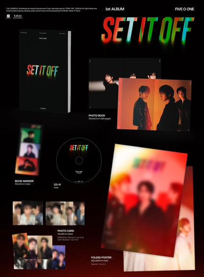 [Album]FIVE O ONE SET IT OFF (1st Full Album) - product_vendor,