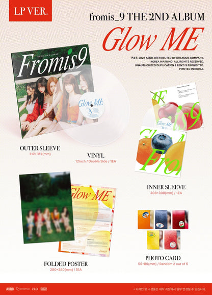 [Album]FROMIS_9 - Glow ME [LP Ver.]-product_vendor, lowest price, EU shipping, Pre order benefit