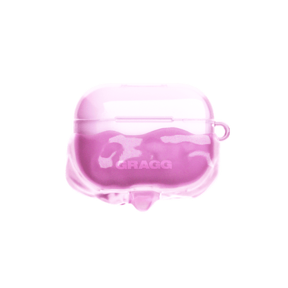 GRAGG (AIR PODS 2ND) - double layers case - clear pink 7