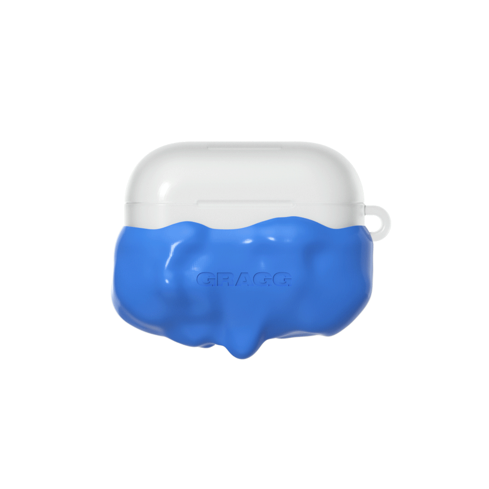 GRAGG (AIR PODS 2ND) - double layers case - light blue 11