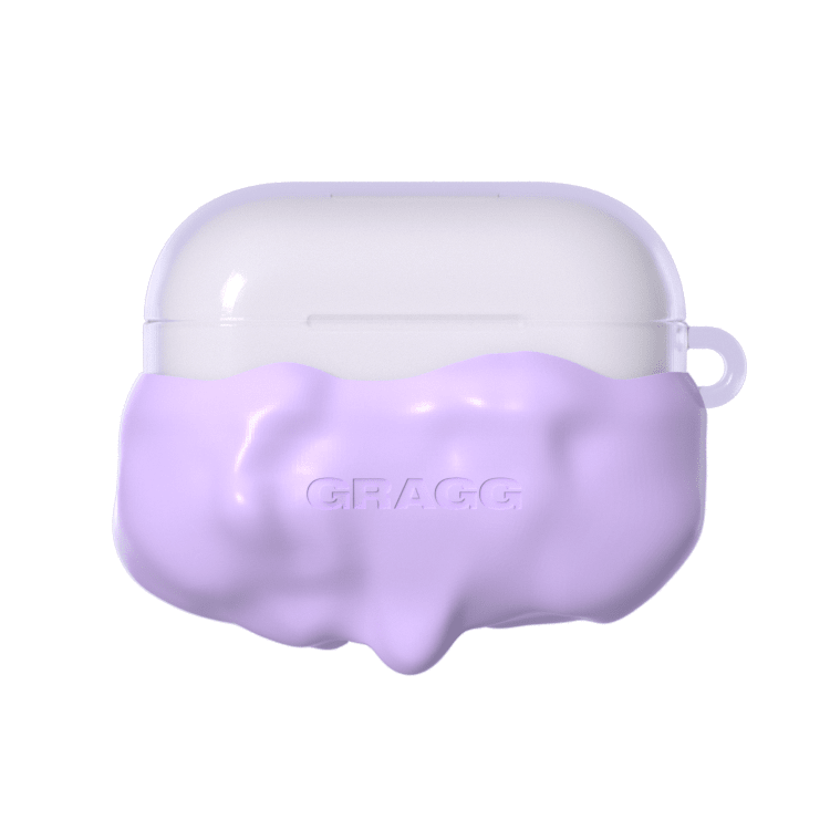 GRAGG (AIR PODS 2ND) - double layers case - light purple 7