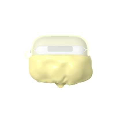 GRAGG (AIR PODS 2ND) - double layers case - light yellow 10