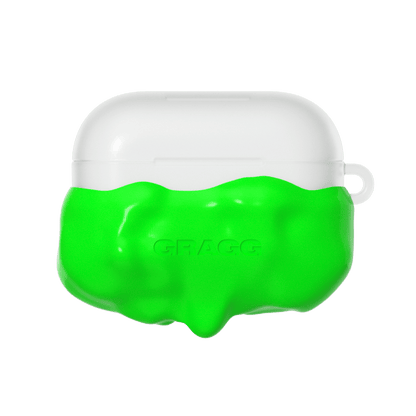 GRAGG (AIR PODS 2ND) - double layers case - neon green 1
