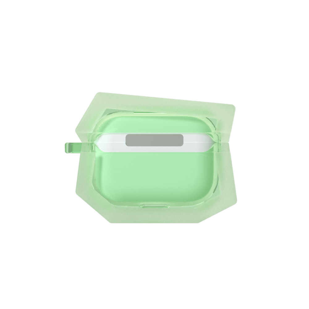 GRAGG (AIR PODS 2ND) - landing corner case - clear mint 9