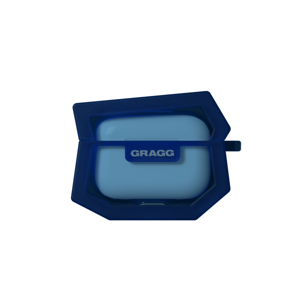 GRAGG (AIR PODS 2ND) - landing corner case - clear navy 6