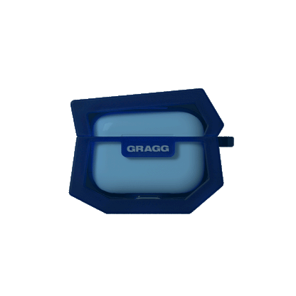 GRAGG (AIR PODS 2ND) - landing corner case - clear navy 6