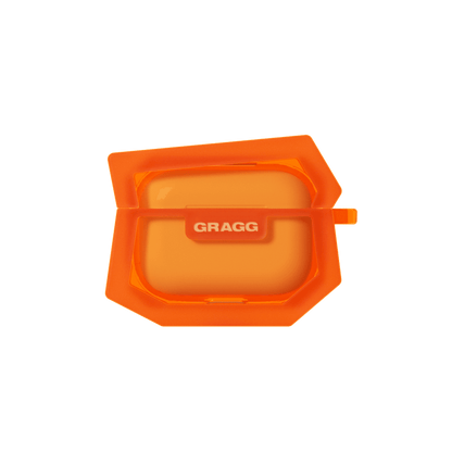 GRAGG (AIR PODS 2ND) - landing corner case - clear orange 3