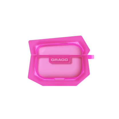 GRAGG (AIR PODS 2ND) - landing corner case - clear pink 7