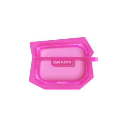 GRAGG (AIR PODS 2ND) - landing corner case - clear pink 6
