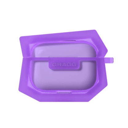 GRAGG (AIR PODS 2ND) - landing corner case - clear purple 5