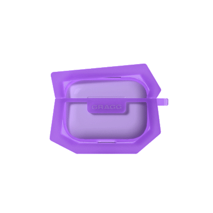 GRAGG (AIR PODS 2ND) - landing corner case - clear purple 2