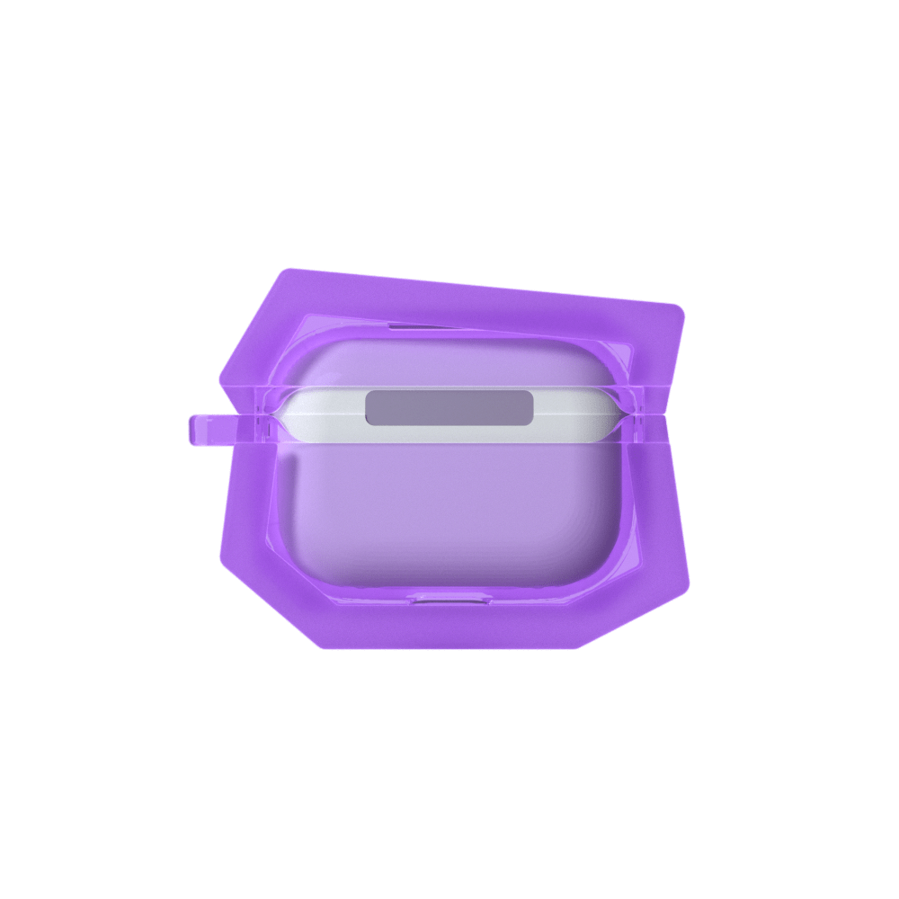 GRAGG (AIR PODS 2ND) - landing corner case - clear purple 8
