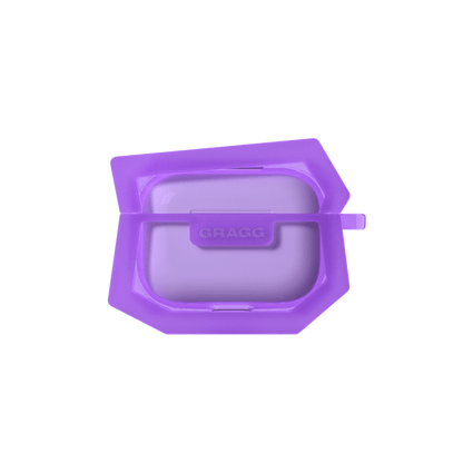 GRAGG (AIR PODS 2ND) - landing corner case - clear purple 7