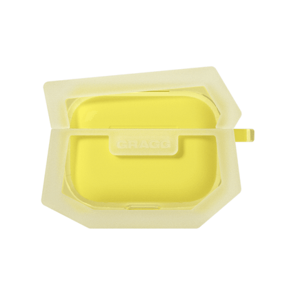 GRAGG (AIR PODS 2ND) - landing corner case - clear yellow 1