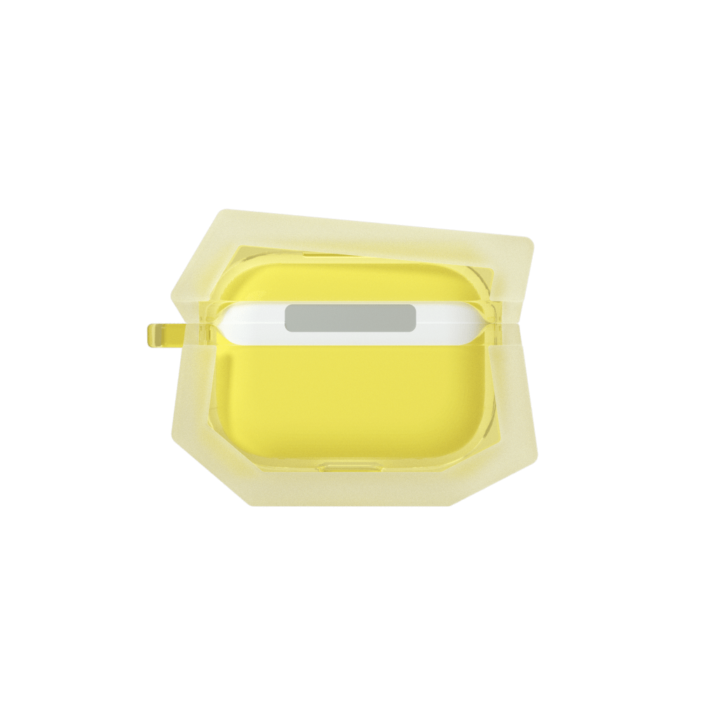 GRAGG (AIR PODS 2ND) - landing corner case - clear yellow 10