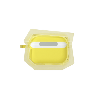 GRAGG (AIR PODS 2ND) - landing corner case - clear yellow 10