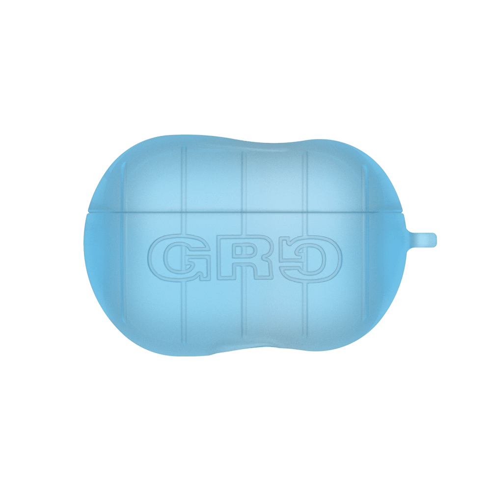 GRAGG (AIR PODS 2ND) - step booster case - clear blue 3