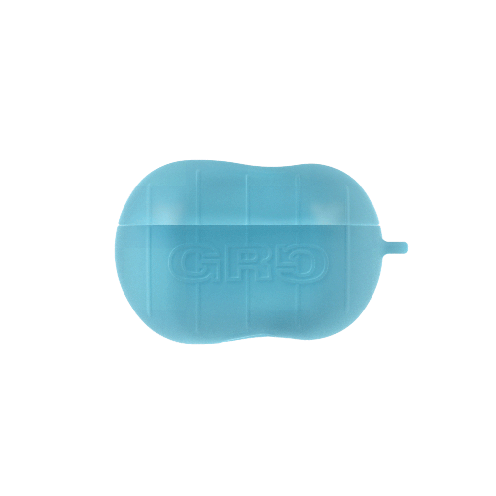 GRAGG (AIR PODS 2ND) - step booster case - clear blue 9
