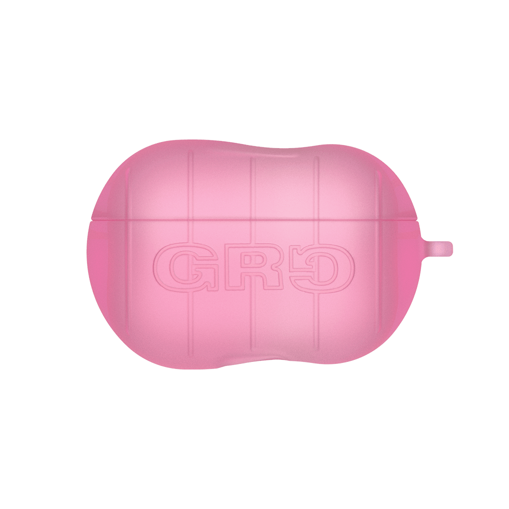 GRAGG (AIR PODS 2ND) - step booster case - clear pink 10