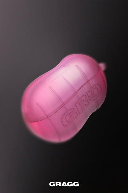 GRAGG (AIR PODS 2ND) - step booster case - clear pink 5