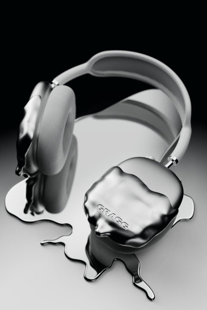 GRAGG (AIR PODS MAX) - double layers case - chrome 5
