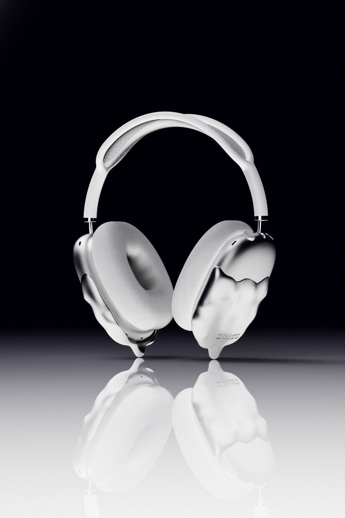 GRAGG (AIR PODS MAX) - double layers case - chrome 12