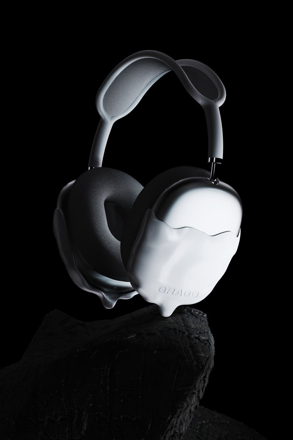 GRAGG (AIR PODS MAX) - double layers case - ivory 8