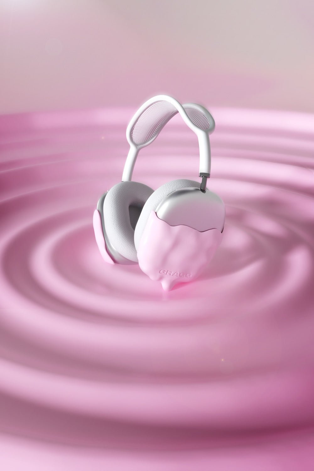 GRAGG (AIR PODS MAX) - double layers case - light pink 6