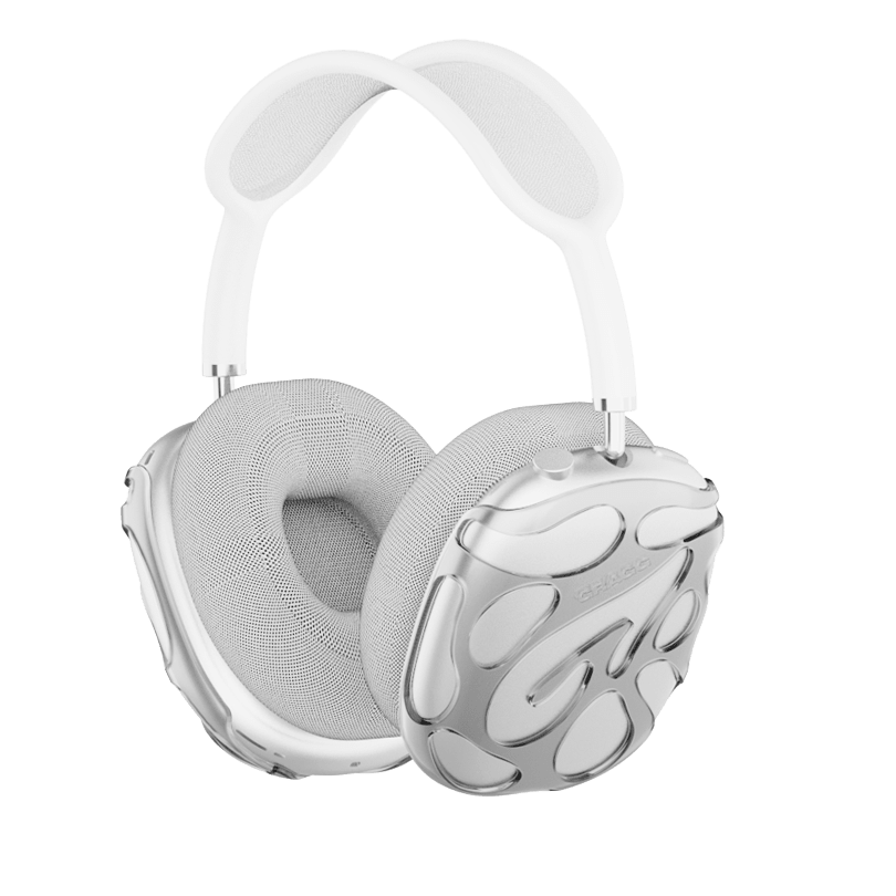 GRAGG (AIR PODS MAX) - web layers case - clear black 5