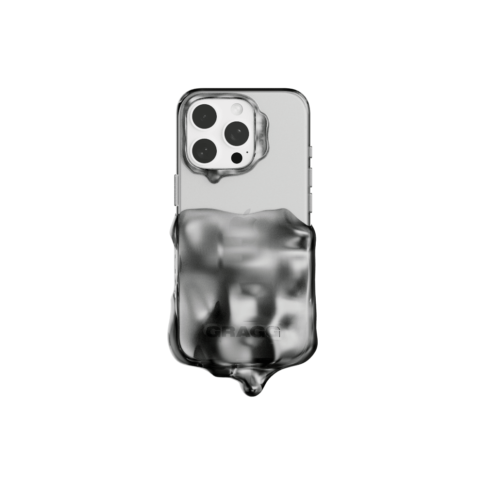 GRAGG (SHAPE CASE) - double layers case - clear black 4