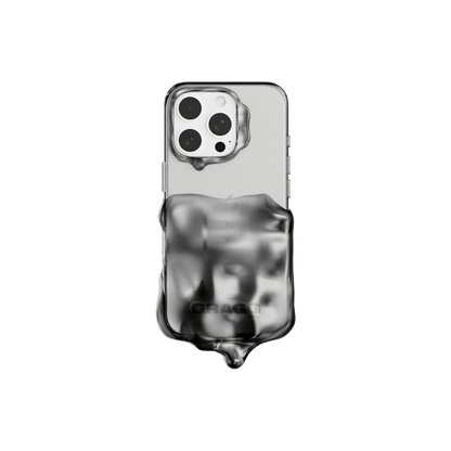 GRAGG (SHAPE CASE) - double layers case - clear black 4