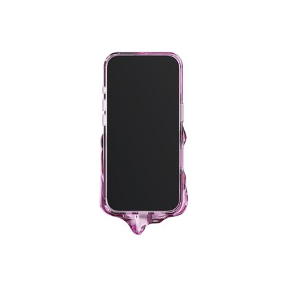 GRAGG (SHAPE CASE) - double layers case - clear pink 5