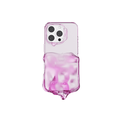 GRAGG (SHAPE CASE) - double layers case - clear pink 4
