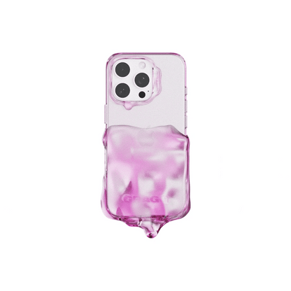 GRAGG (SHAPE CASE) - double layers case - clear pink 3